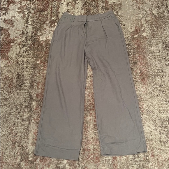 Old Navy Gray Wide-Leg Trousers - Picture 1 of 2